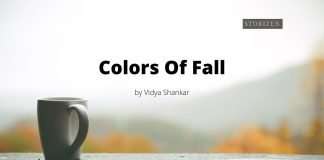 colors of fall a short story by Vidya shankar