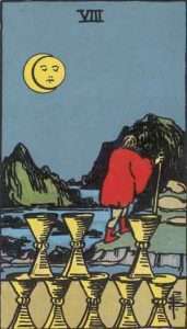 8 of cups tarot card