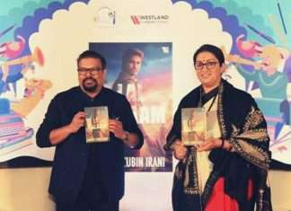 Smriti Irani on the launch of her book Lal Salaam at Jaipur Literature Festival