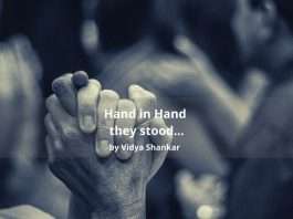 Hand in Hand they stood...