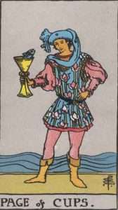 page of cups tarot card
