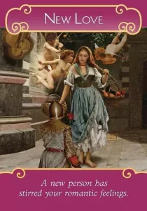 New Love Oracle Card