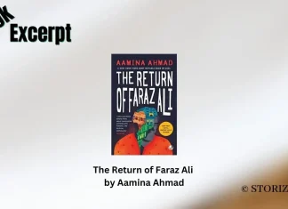 The Return of Faraz Ali by Aamina Ahmad Book Excerpt