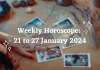 Weekly Horoscope January 21 to 27, 2024