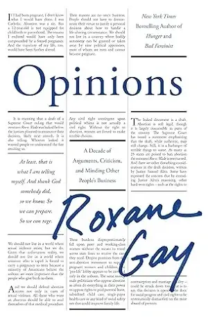 Opinions by Roxane Gay Book Cover