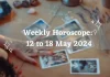 Weekly Horoscope 12 to 18 May 2024 Storizen Magazine