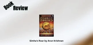 Simhas Roar by Arun Krishnan Book Review Storizen Magazine