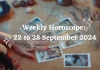 Weekly Horoscope 22 to 28 September 2024 Storizen Magazine