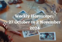 Weekly Horoscope 27 October to 2 November 2024 Storizen Magazine