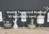 Weekly Tarot Card Reading 30 March to 5 April, 2025
