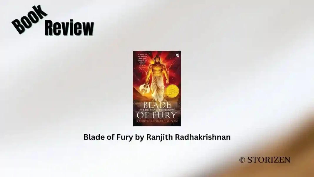 Blade of Fury by Ranjith Radhakrishnan Book Review Storizen