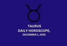Taurus Daily Horoscope December 1, 2025 Storizen
