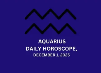 Aquarius Horoscope Today, December 1, 2025 — Your Daily Astrology Prediction Aquarius Daily Horoscope December 1