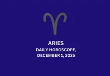 Aries Daily Horoscope December 1