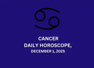 Cancer Horoscope Today, December 1, 2025 — Your Daily Astrology Prediction Cancer Daily Horoscope December 1