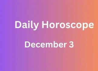 Daily Horoscope December 3 Storizen