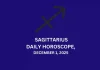 Sagittarius Daily Horoscope December 1