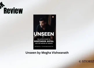 Unseen by Megha Vishwanath Book Review Storizen