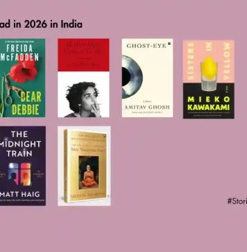 Infographic of the 9 best books to read in 2026 in India featuring Arundhati Roy and Amitav Ghosh