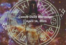 Cancer Daily Horoscope for – April 14, 2026
