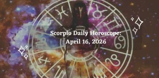 Scorpio Daily Horoscope – April 16, 2026