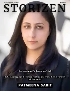 Storizen Magazine Cover May 2026 Patmeena Sabit