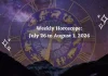 Weekly Horoscope for All Zodiac Signs – July 26 to August 1, 2026