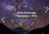 Daily Horoscope for All Zodiac Signs – September 1, 2026