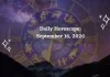 Daily Horoscope for All Zodiac Signs – September 16, 2026