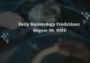 Daily Numerology Predictions for All Zodiac Signs – August 30, 2026