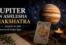 Jupiter in Ashlesha Nakshatra 2026: Powerful Horoscope & Tarot Predictions for All Zodiac Signs Jupiter in Ashlesha Nakshatra 19 August 2026