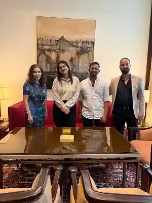 Pic (L-R): Namita Jain, Saavie, Aman Nim, Saurabh Chawla
