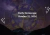Daily Horoscope October 21, 2026: Predictions for All Zodiac Signs Daily Horoscope for All Zodiac Signs – October 21, 2026