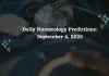 Daily Numerology Predictions for All Zodiac Signs – September 4, 2026