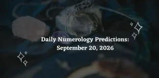 Daily Numerology Predictions – September 20, 2026