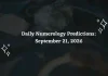 Daily Numerology Predictions – September 21, 2026