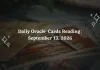 Daily Oracle Cards Reading for All Zodiac Signs – September 13, 2026