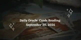Daily Oracle Cards Reading for All Zodiac Signs – September 20, 2026