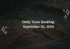 Daily Tarot Reading for All Zodiac Signs – September 26, 2026