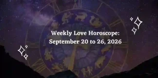 Weekly Love Horoscope for All Zodiac Signs – September 20 to 26, 2026