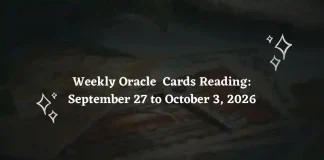 Weekly Oracle Cards Reading for All Zodiac Signs – September 27 to October 3, 2026