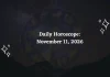 Daily Horoscope for all 12 Zodiac Signs – November 11, 2026