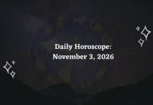 Daily Horoscope: November 3, 2026 – Predictions for All Zodiac Signs Daily Horoscope for all 12 Zodiac Signs – November 3, 2026