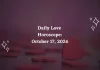 Daily Love Horoscope – October 17, 2026
