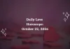 Daily Love Horoscope for October 22, 2026: All 12 Zodiac Signs Daily Love Horoscope – October 22, 2026