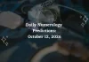 Daily Numerology Predictions – October 12, 2026