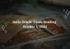 Daily Oracle Cards Reading for All Zodiac Signs – October 1, 2026