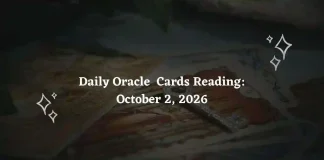 Daily Oracle Cards Reading for All Zodiac Signs – October 2, 2026