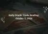 Daily Oracle Cards Reading for All Zodiac Signs – October 5, 2026
