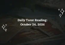 Daily Tarot Reading for All Zodiac Signs – October 24, 2026
